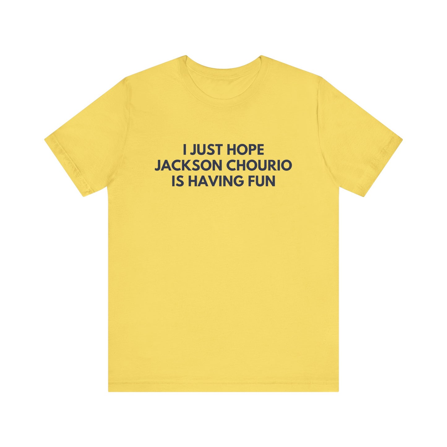 Jackson Chourio Having Fun - Unisex T-Shirt