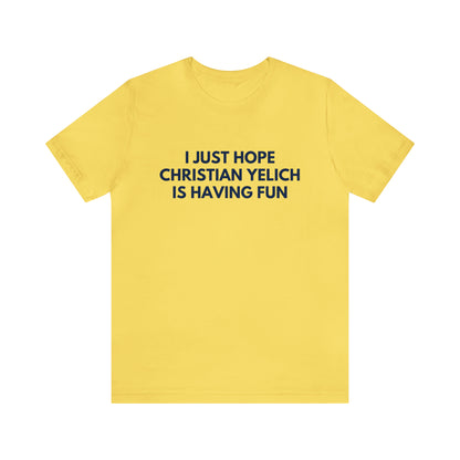 Christian Yelich Having Fun - Unisex T-shirt