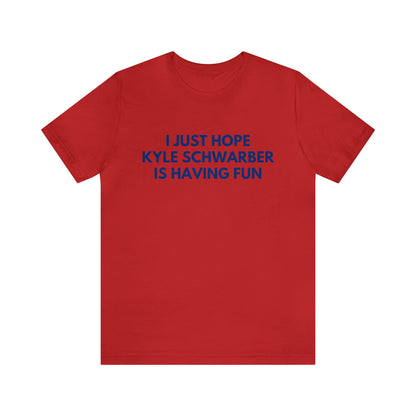 Kyle Schwarber - Unisex T-Shirt (Free Shipping)