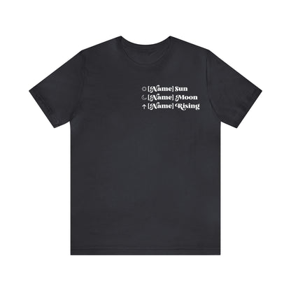 CUSTOM - Astrology Chart - Unisex T-shirt (More colors)