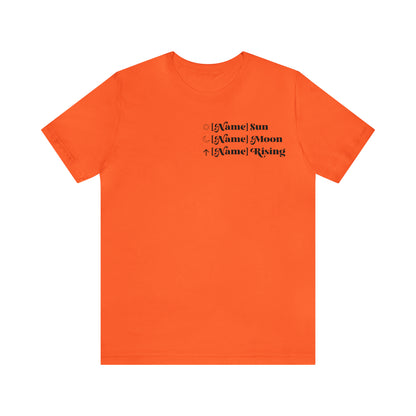 CUSTOM - Astrology Chart - Unisex T-shirt
