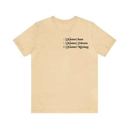 CUSTOM - Astrology Chart - Unisex T-shirt (More colors)